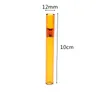 4 inch 10cm glass pipe fittings glass pipes tube high transparent straight holder for smoking tobacco hand