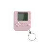 Ordinateur de poche pour enfants Portable Game Players machine mini jeu nostalgique classique puzzle multi-fonctionnel dessin animé créatif cadeau porte-clés