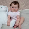 Puppen Puppen 50CM Reborn Baby Doll geborenes Mädchen Baby Lebensechte echte Soft Touch Maddie mit handverwurzelten Haaren Hochwertige handgefertigte Kunstpuppe 221