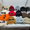 Beanieskull Caps編みBeanie Hat with Glasses Retro Male Woolen Memale Winter Brand Autdoor Warm Ski 221024