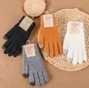 Party Favor Christmas Gift Gloves Winter Touch Screen Dames en heren Warm Stretch Kniting Imitatie Wool All-Finger Non-Slip Fashion Outdoor voor de familie SN5001