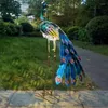 Decorazioni da giardino luci solari statue statue decorazione lampada da esterno percorso figurina cavo prato scultura in metallo tuin decoratie jardin