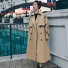 Frauengrabenmäntel Frühlingsfrauenmantel Frauen Kleidung 2022 Koreanische lose Oberbekleidung Frau Arbeiter Streetwear Khaki Lange Windjacke mit Gürtel