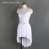 Stage Wear Paillettes Spandex Body con gonna a rete Abito per ragazze adulte Danza classica Costume da danza lirica e contemporanea 20223