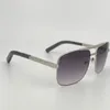 Klasyczne okulary przeciwsłoneczne dla mężczyzn Metal Square Gold Frame Uv400 unisex vintage popularny styl 0259 okulary ochronne okulary z pudełkiem