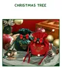 Креативный рождественский подарок яблочный бархатный пакет рождественская конфетка рождественская фланеллета карман пакет