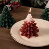 Christma candles Creative Christmas atmosphere decoration with hand gifts DIY handmade scented tree candles