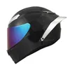 Motorcycle Helmets Full Face Helmet Silver Carbon Fibre Design Riding Motocross Racing Motobike Men And Women