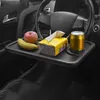 Décorations intérieures plateau de volant de voiture lisse universel HDPE bureau automatique Installation facile Table à manger adaptée au véhicule