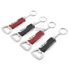 Abridor de garrafas de vinho abridores de garrafa de cerveja aço inoxidável Keychain Keytap Pulltap Double Hinged Corkscrew Gift Bar Tools TH0599