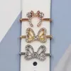Metal Charms Decorative Ring Accessories For Apple Watch Band Diamond Ornament Smart Watch Strap Jewelry Bracelet