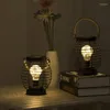 Настольные лампы Creative Night Light вставка светодиодные железные лампы красное вино стеклянное украшение подарка