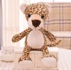 Schattig bosdier gevulde speelgoed Jungle Wedding Throw Children's Gift Claw Machine Doll Giraffe Lion Tiger Leopard D32