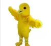 Hoge kwaliteit hete geel kip mascotte kostuum Halloween kerst verjaardagsviering carnaval jurk full body rekwisieten outfit