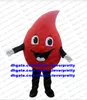 Goccia rossa di sangue Costume della mascotte Personaggio dei cartoni animati per adulti Vestito Vestito Prima infanzia Insegnamento Cena d'addio CX037