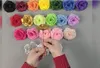 100PCS/Lot 8CM Yellow Artificial Rose Silk Flower Heads DIY Wedding Home Decoration Festive Party Supplies 17colors Can Mix Color