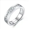 Wedding Rings Wedding Rings mode met kristal elegante nylon sieraden voor mannen en vrouwen