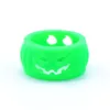 Jul Halloween Decoration Silicone Band Ring All Saints 'Day Vampire Pumpkin Zombie Protective Cover för Bubble Glass Tube