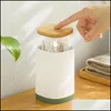 Toothpick Holders Tootick Holders Matic Press Box Mtipurpose Split Cotton Swab Dental Floss Storage Tank Drop Delivery 2022 Home Gar Dhn8W