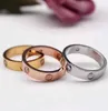 Wysokiej jakości polerowane klasyczne pierścionek Pierścień Pierścienia Kobiety Pierścienie 3 kolory Pierścienie stali nierdzewnej
