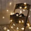 Strängar Portable Battery Operated LED String Light/Christmas Snowflake Supplies/Party Lights/Year Lighting Decoration