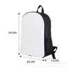 Sublimation blank Backpack computer bag for Girls Boys outdoor leisure backpack adjustable strap design wholesale 1025