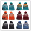 New 2022 Sideline Knit Hat Football Beanies Pom Cuffed Cap Football Teams Knits City Hats Mix And Match All Caps