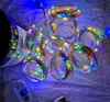 Gordijn LED String Lights 8 Modi USB Remote Control Fairy Light Wedding Kerstdecor voor thuisslaapkamer Outdoor