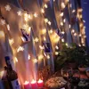 Strings Tragbare batteriebetriebene LED-Lichterkette / Weihnachtsschneeflockenzubehör / Partylichter / Jahresbeleuchtungsdekoration