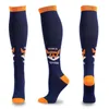 Men's Socks Unisex Elastic Compression Stockings Women Outdoor Breathable Fitness Sport Camping Soccer Stocking Protect Feets Varicose Veins