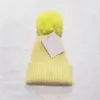 Bambini Pompon Cappelli lavorati a maglia Lettera di moda Berretti Ragazzi Ragazze Pom Poms Berretti a maglia Cappellino per bambini Berretto invernale M Designer Paraorecchie 2023