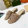 shoes summer Designer for women slippers platform leather indoor and outdoor sandals plus-size 11 wide 008 GGity