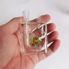 New style square pipe box style glass belt filter cigarette accessories bong