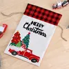 Enrole de presente grande saque do Papai Noel Presents Bag Bag Sacos de Candy Sacos de Candides de Vinho Decoração de Xmas de Caminhada