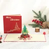 Dekoracje świąteczne 3D Christmas Creative Tree Card jako prezent aktywności