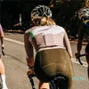 Rennjacken 2022 Frauen Sommer Webbing Radtrikot Kreide Rosa Kurzarm Rennrad MTB Leichtes atmungsaktives Hemd Top