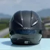 큰 스포일러를 위한 오토바이 헬멧 탄소 섬유 디자인 헬멧 전체 얼굴 참신 경주
