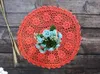 Table Mats Modern Round Cotton Placemat Cup Mug Kitchen Christmas Place Mat Cloth Lace Crochet Tea Coffee Doily Dining Pad