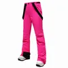 Skiing BIB Pants 2020 New Winter Women Outdoor High Quality Windproof Waterproof Warm Snow Trousers Snowboarding Brand L221025