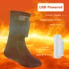 Sportsokken Ektrische verwarming Wintervoet Warmer voeten Verwarming Boat Boat Assend rijden Visserij Skiën Cycling Sock L221026