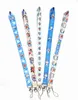 20pcs anime Cat Lanyards keychain pass jym id id ad stal stal stal star mobile case strap