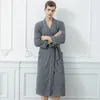 Vestido de banho masculino vestido de banho de banheira camisola de manga comprida Kimono Weartlet Dirmdress Spring Casual-deco