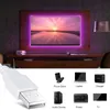 SMART RGB LED -strip lampor SMD5050 Ice Lights TV Desktop SN Backlight Light Color Change DC5V 1M 2M 3M 5M 10M LUCES LUMBINERING DECORATION FÖR LIVE ROOM Bedroom6854915