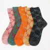 Womens Designer Socks Fashion Women and Men Casual Cotton Breathable 100% Sports Letter sock with box