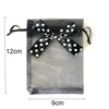 Gift Wrap 50 Pcs Exquisite Pearl Gauze Bag Bow Candy Jewelry Packaging Bags Wedding Soap Dry Flower Bowknot Drawstring Yarn 2022