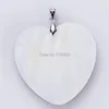 Pendant Necklaces MOP17 Heart Abalone Natural Shell Green 10 Pieces