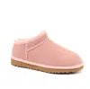 Designer Luxury Classic Women Snow Boots Half Drag Baotou Wool Slippers 35-43