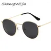 Sunglasses Round Retro Polarized Sunglasses2022 Men Vintage Glasses For Women Luxury Eyewear Metal Lunette Soleil Homme UV400