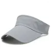 Czapki rowerowe Letnie Ochrona ochrony UV oddychana czapka baseballowa Sports Visor Beach Hat Słońce