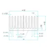 Refroidissements d'ordinateur 2 pièces 40Mm Kit de dissipateur thermique 120Mm X 20Mm refroidisseur en aluminium pour le refroidissement du Module thermique LED Peltier